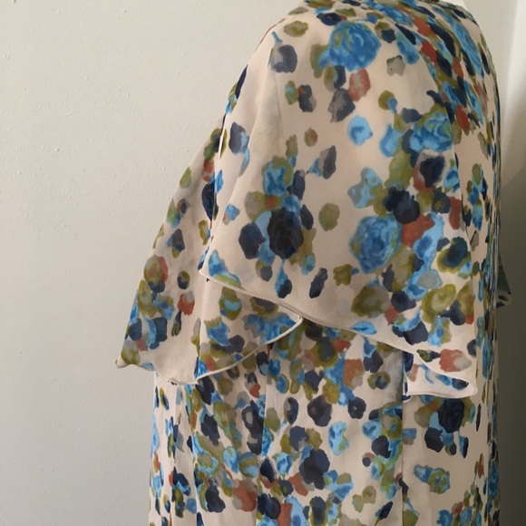 Branch et Pot Dress Floral Mixed Print Butterfly - Picture 6 of 8